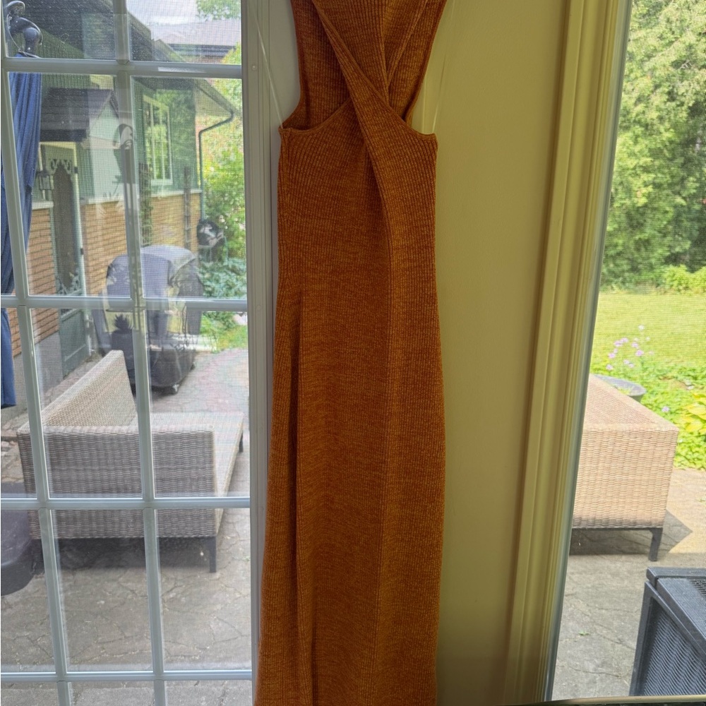 Orange Maxi Dress
